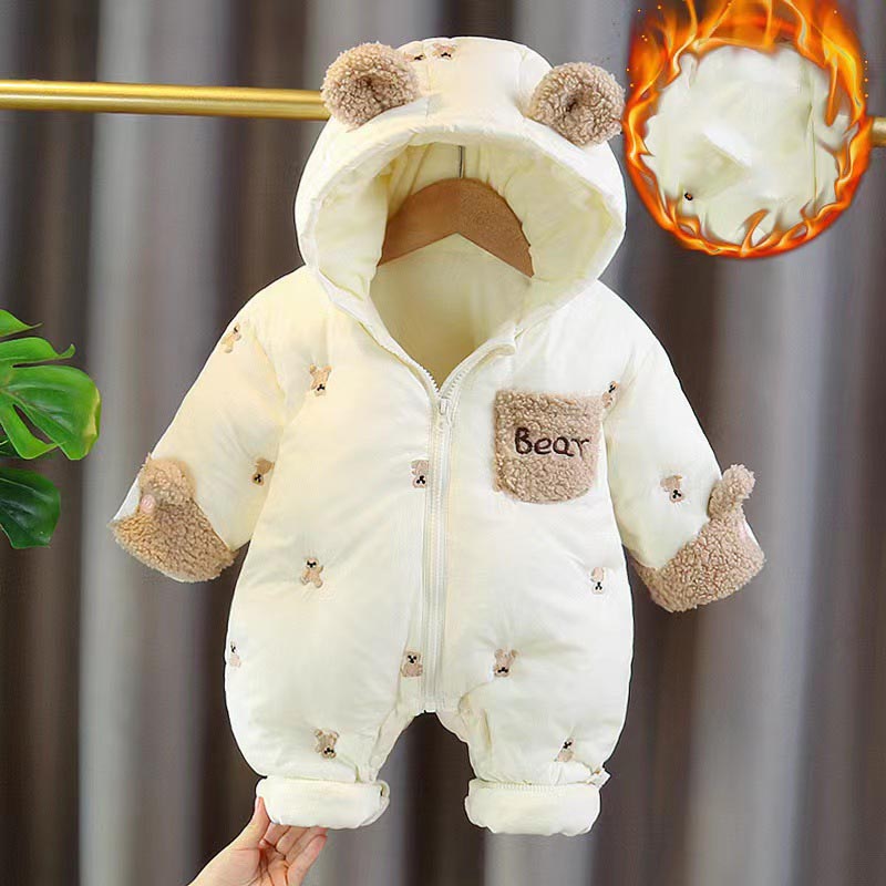 Зимний комбинезон для новорожд – обзор и цена Cotton Baby Onesies Zipper