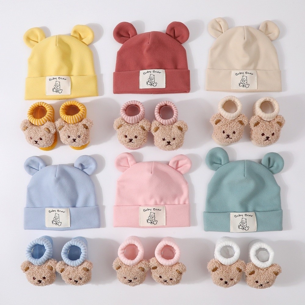 Комплект из 2 предметов: хлопк – обзор и цена Infant Beanie Hat With Ears