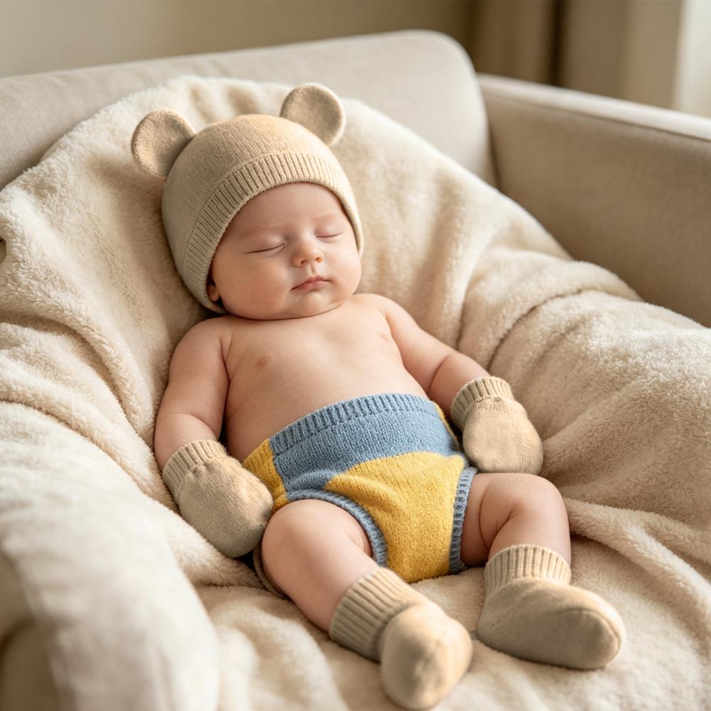 Защитные носочки для новорожде – обзор и цена Infant Beanie Hat With Ears